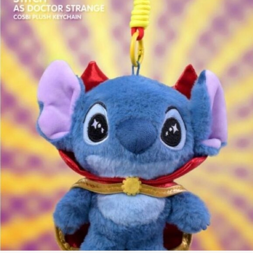 MINISO x Marvel Stitch “Dr. Strange” Plush Pendant Seales Packaged Box Opened